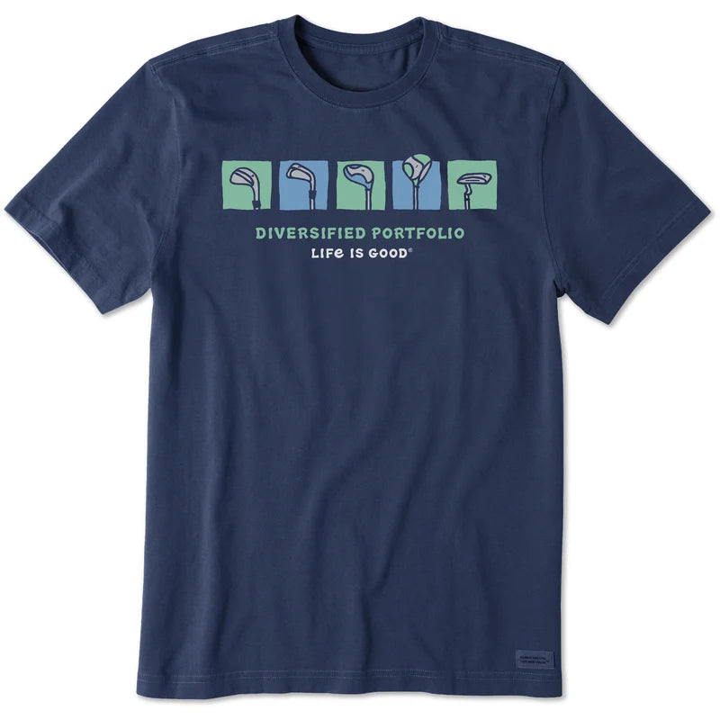 Men's Diversified Portfolio Golf Clubs Short Sleeve Tee