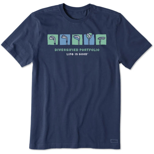 Men's Diversified Portfolio Golf Clubs Short Sleeve Tee